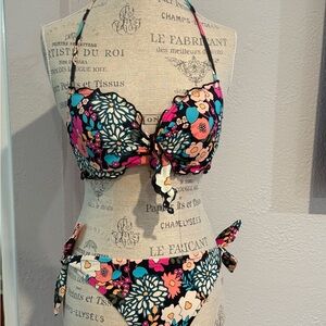 Vibrant Floral Bikini Set